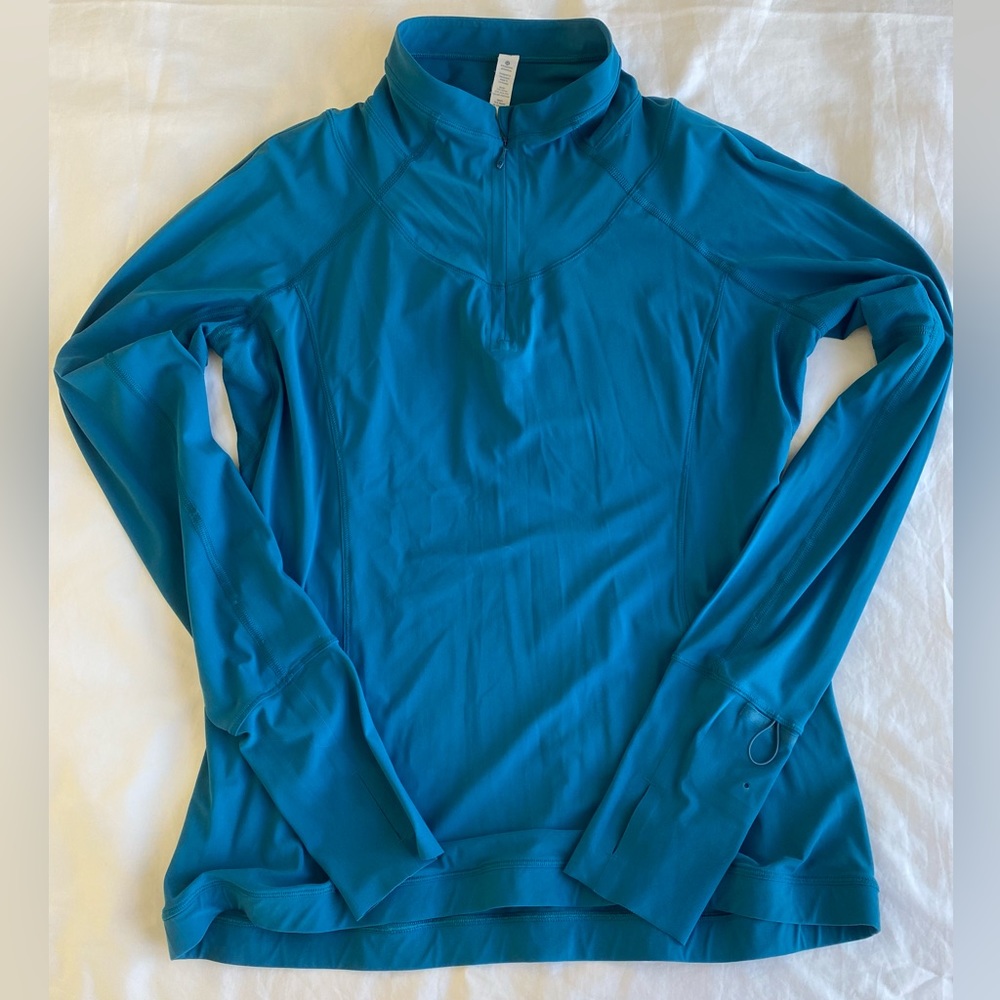 lululemon long sleeve half zip top